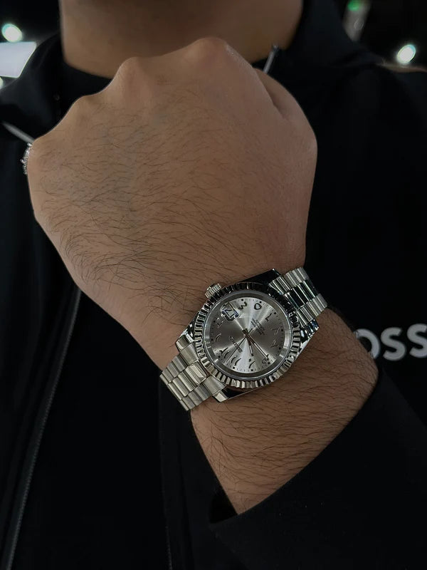 Titanium Arabic Dial