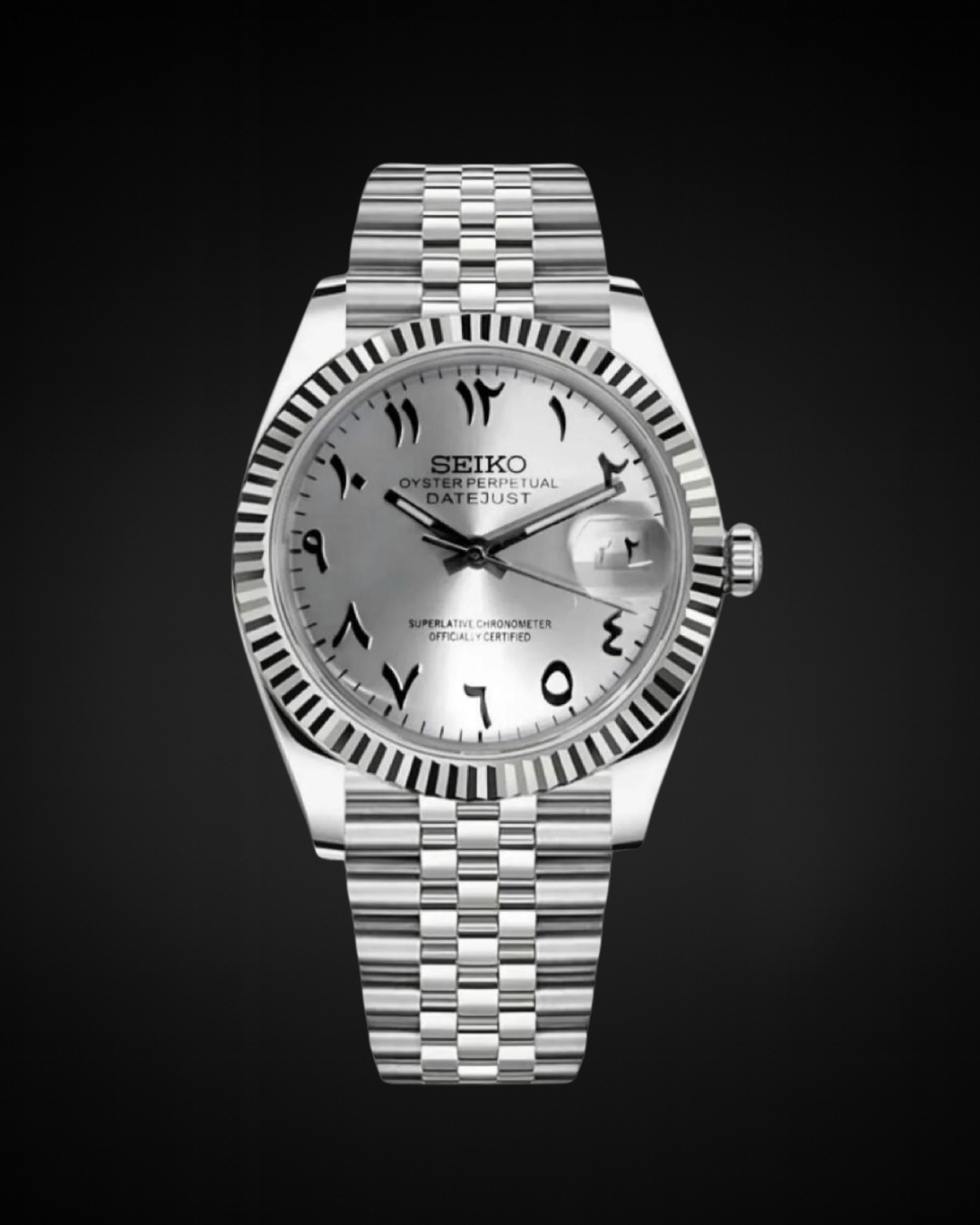 Titanium Arabic Dial
