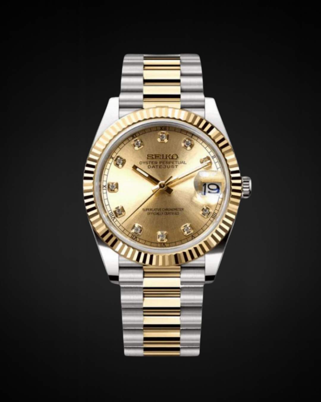 Double Tone Diamond Dial