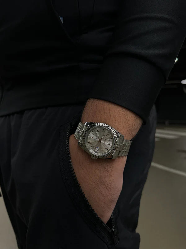 Titanium Arabic Dial